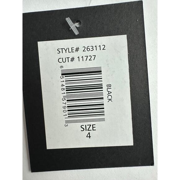 Marina Size 4 Black Velvet Evening Gown Dress Halter Jeweled Neckline Christmas - Picture 14 of 16